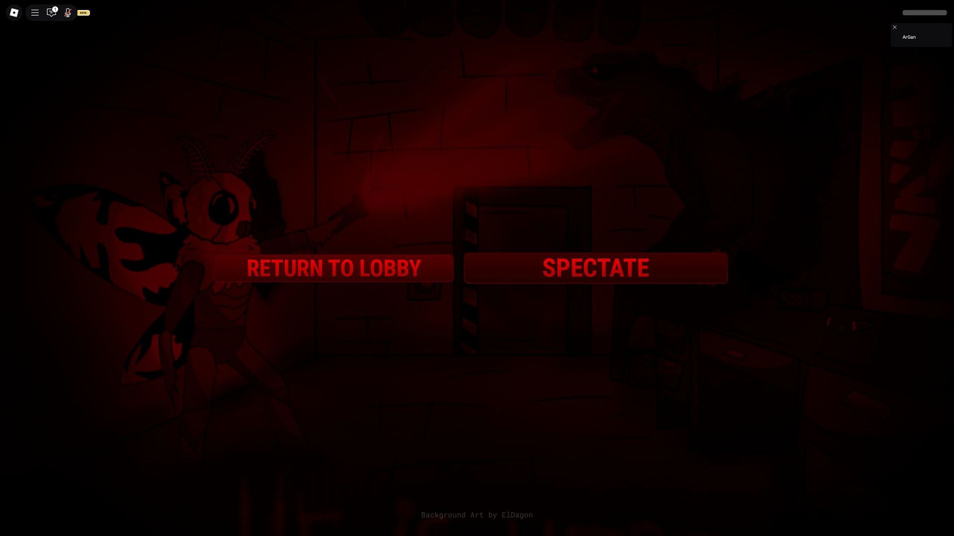 This is what pops up on your screen after you lose all three lives (Image via Roblox)